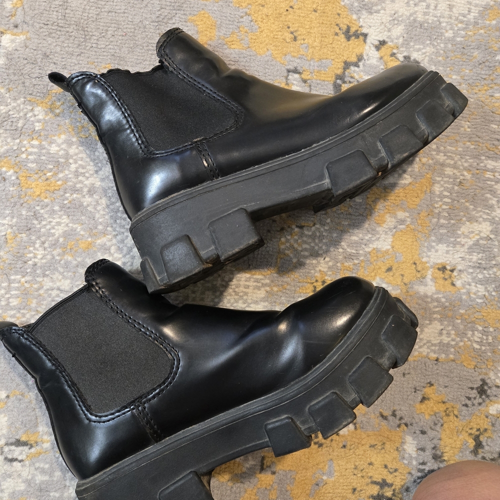 Circus by Sam Edelman Black Combat Boots